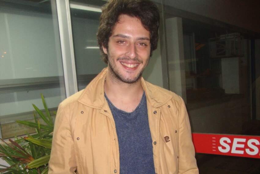 João Pedro Baratto, que persegue a meta de ser ator