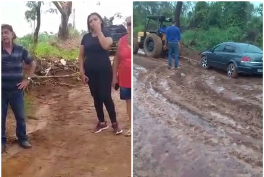 No último domingo, 12, veículos ficaram atolados no local