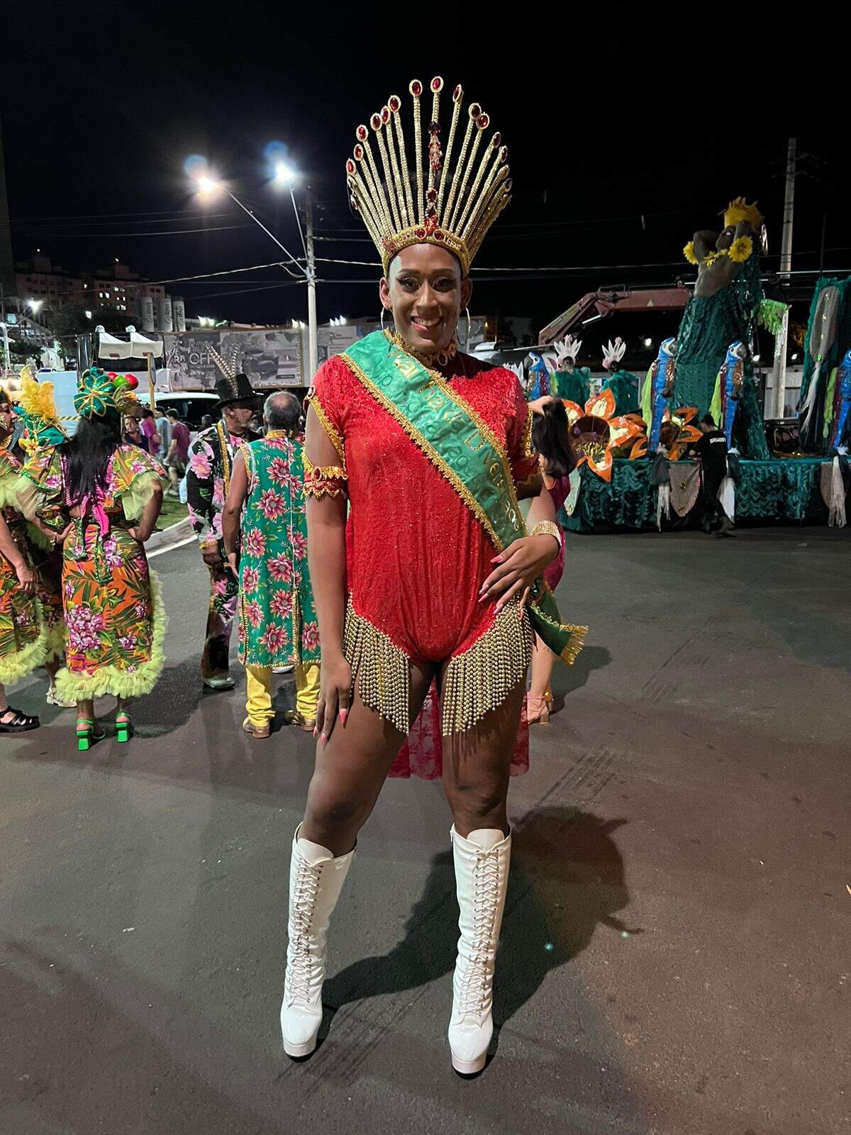 Paloma Yoná Neves, Rainha da Diversidade da Escola de Samba Coroa Imperial. Foto: Laylla Paes