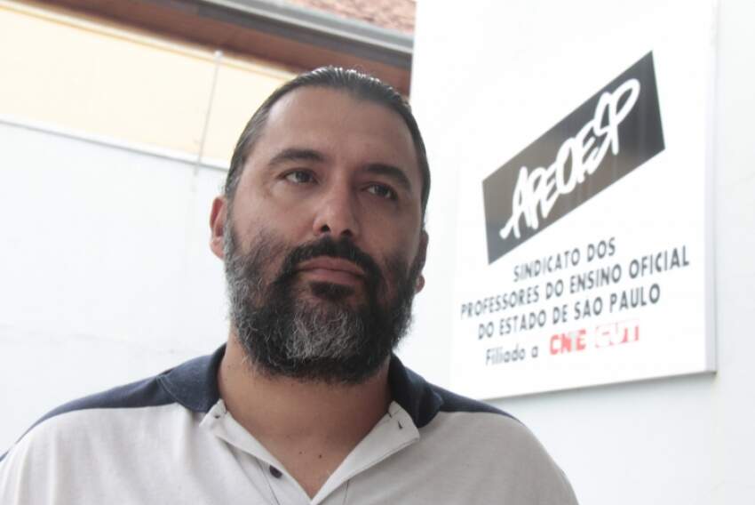 Marcos Chagas, coordenador da subsede da Apeoesp 