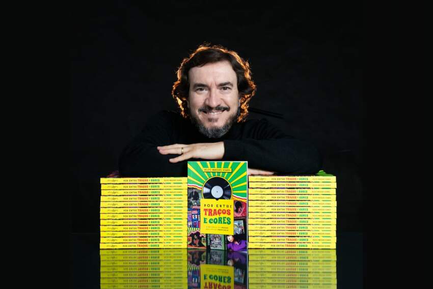 Delzio Marques e seu livro 'Por entre traços e cores: a retórica do design nos LPs da Tropicália' 