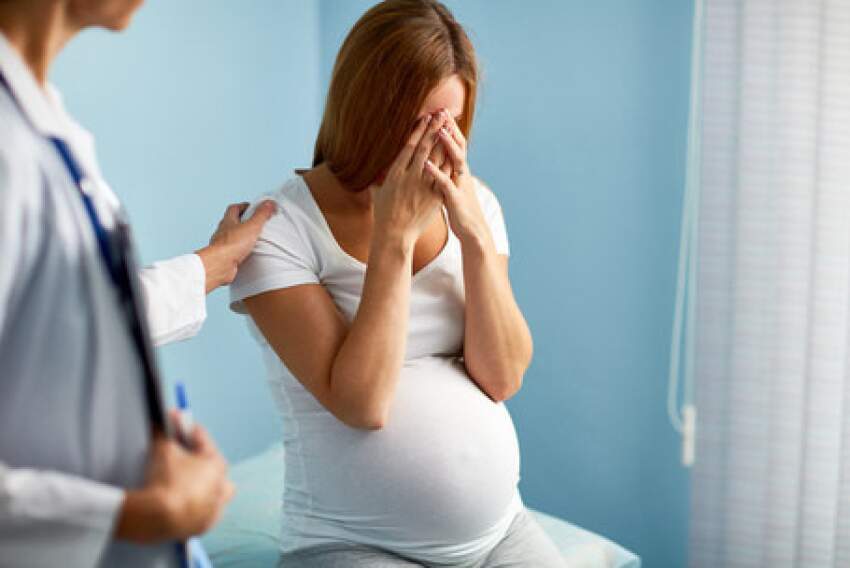 Antes que possa dar a luz, a mulher também pode sofrer um impacto significativo na saúde mental