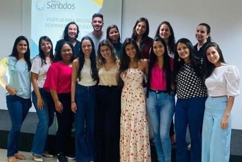 Equipe que cuidará da comemoração do Dia mundial da Conscientização do Autismo 
