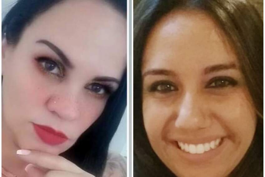 Vítimas de homicídio: Lidiquéli Regina Matias e Gabriela Almeida, respectivamente
