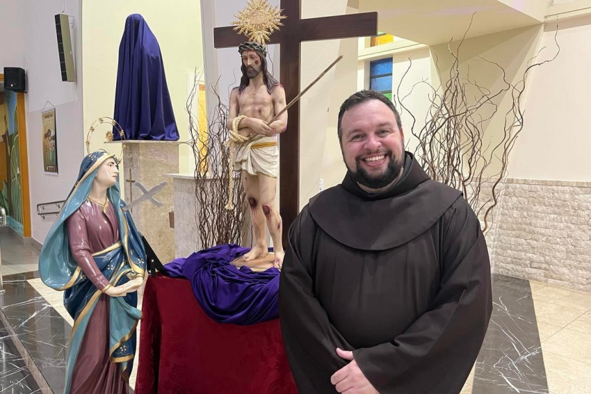 Frei Luis Fernando presidirá as celebrações de Páscoa, na Paroquia São Judas Tadeu em Franca
