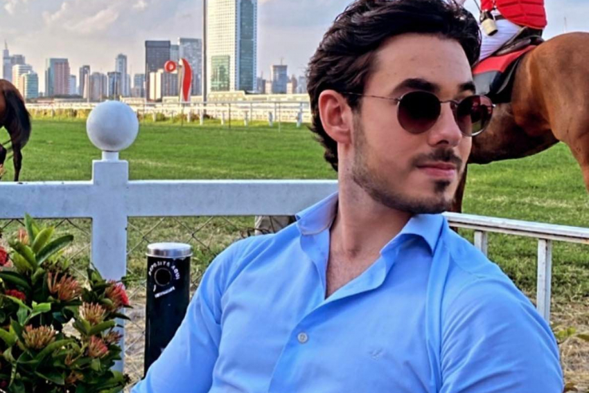 Jovem investidor francano, João Victor Patrocínio em click especial no Jockey Club de São Paulo