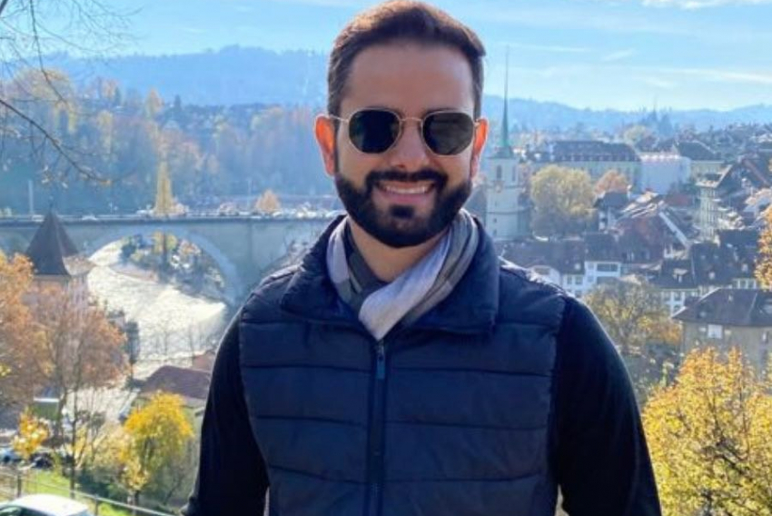 Presidente do Rotary Club de Franca Imperador, Gustavo Nunes, com seus companheiros, comanda uma feijoada beneficente