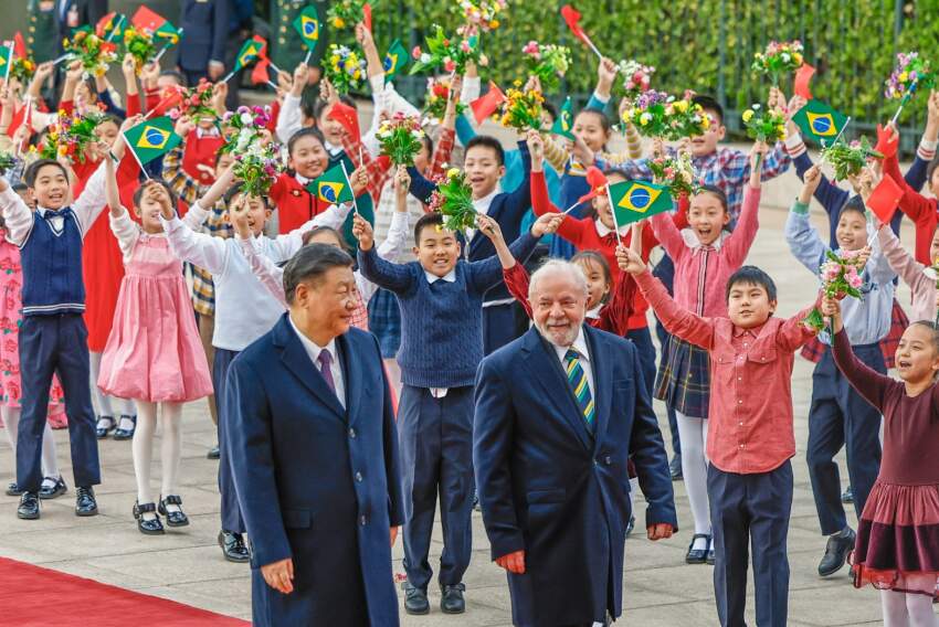 Lula em visita à China