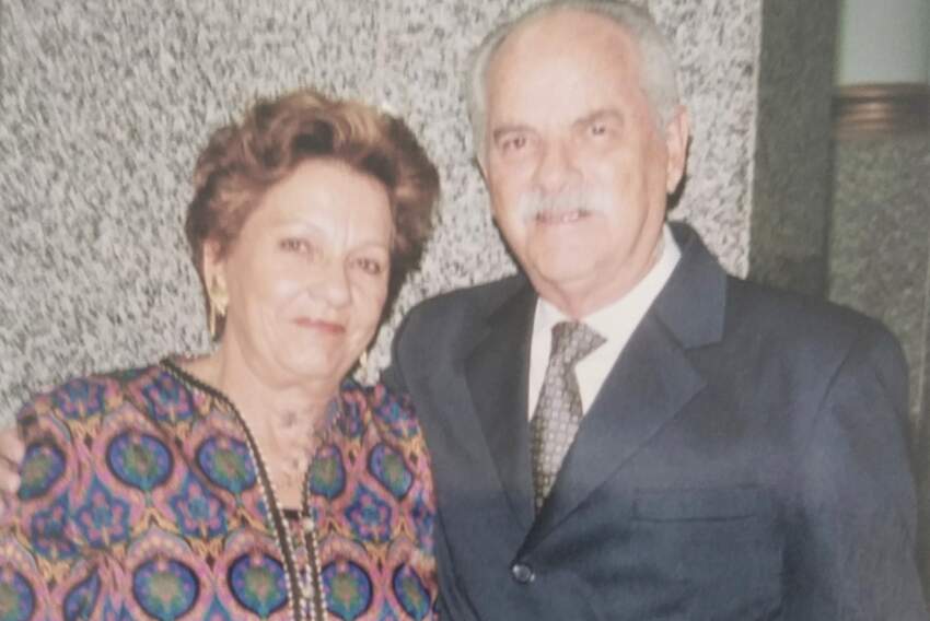 Rui Balieiro - na foto com a esposa (hoje viúva) - Cida Neves Balieiro. Meus sentimentos a todos os familiares