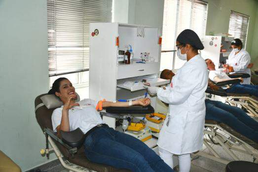 Doação de sangue foi feita por alunos do curso de formação para Guarda Municipal