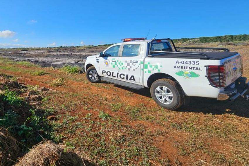 Patrulha da Polícia Ambiental localizou veículos roubados em fazenda no município de São José da Bela Vista