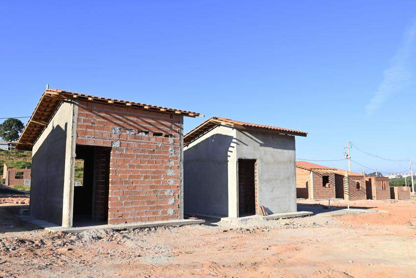 Casas de 15 m² construídas no Residencial Mandela, em Campinas