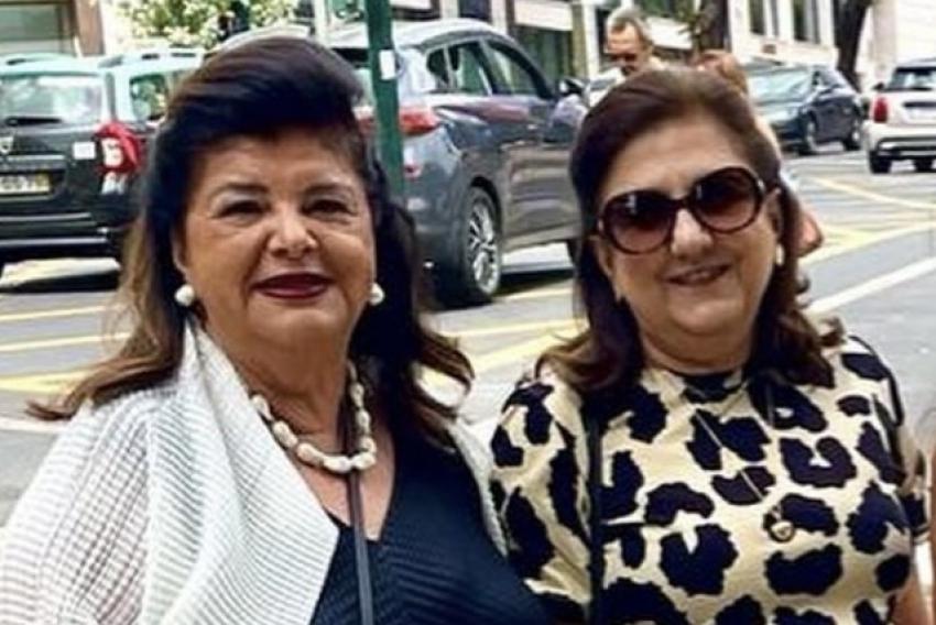 Empresárias (e primas) Luiza Helena Trajano e Dora Infante Bittar, em giro pela Europa