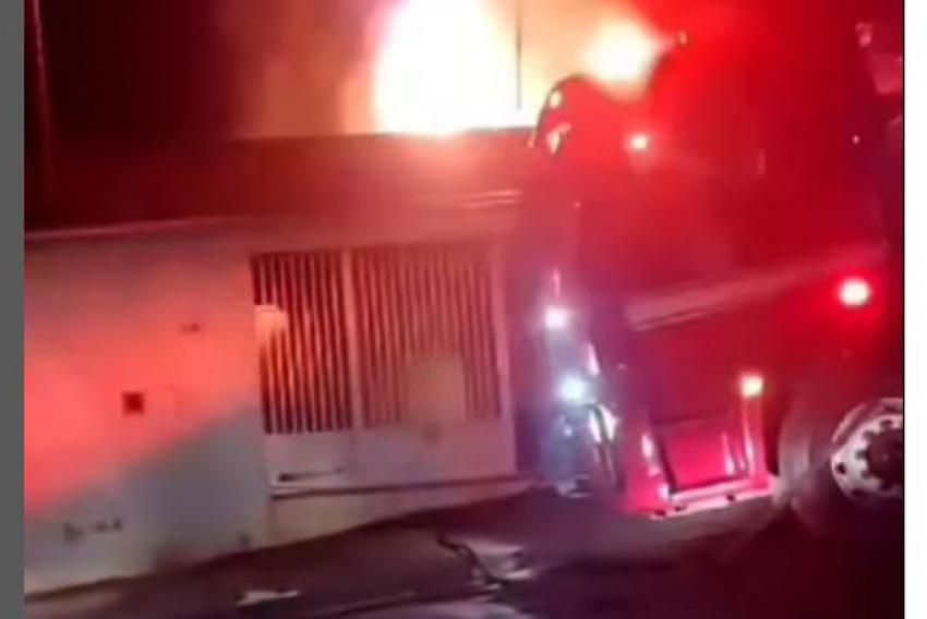 Incêndio assustou os vizinhos do bairro