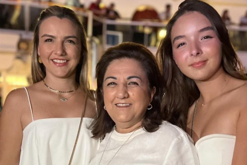 Lindas e queridas: Dora Infante Bittar, Flávia Bittar Garcia Faleiros e Beatriz Garcia Peixoto enfeitam a coluna 
