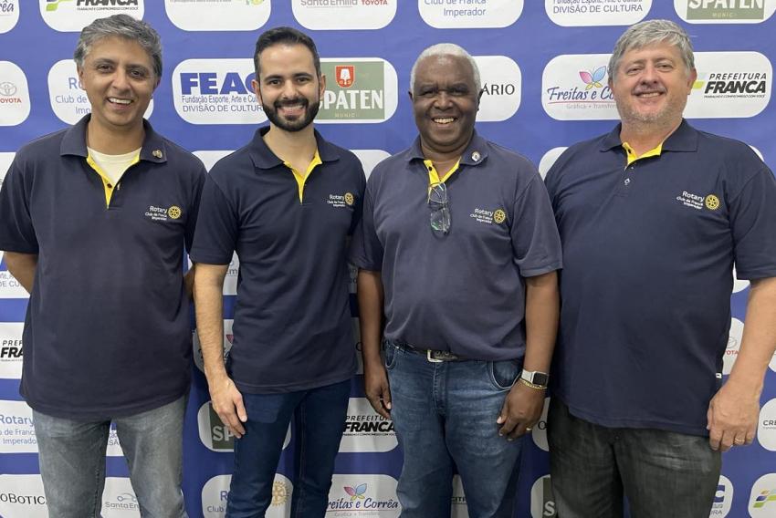 Marcos Cunha, Gustavo Nunes, Epaminondas Oliveira e Carlos Corrêa no lançamento do Fest-Bar 2023