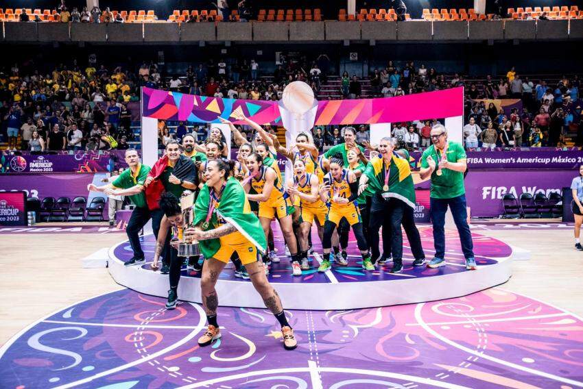 A seleção foi campeã da Copa América contra os Estados Unidos por 69 a 58