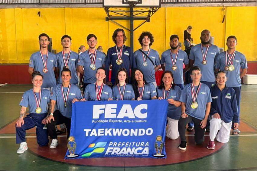 A equipe de Taekwondo é uma das classificadas para representar Franca nos Jogos Abertos