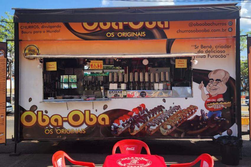 Churros Oba Oba em Bauru conta com mais de 70 sabores no cardápio