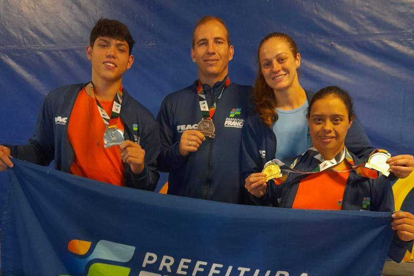Equipe de natação PCD de Franca: bons resultados em competição em São Paulo