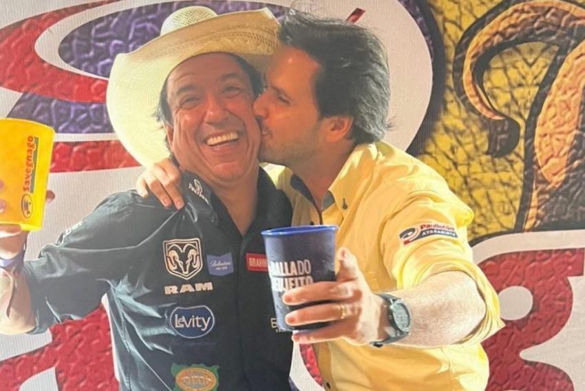 Amigos que se admiram e se querem bem: Matheus Calil e Murilo Savegnago, no Barretão 2023