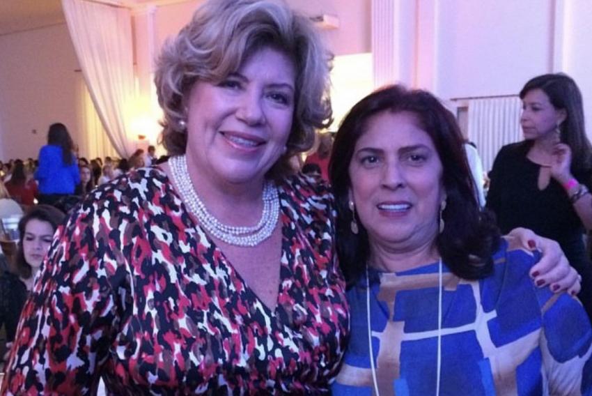 Com a apresentadora Silvia Poppovic, a advogada Rosangela Bertoni, que aniversariou dia 17/8