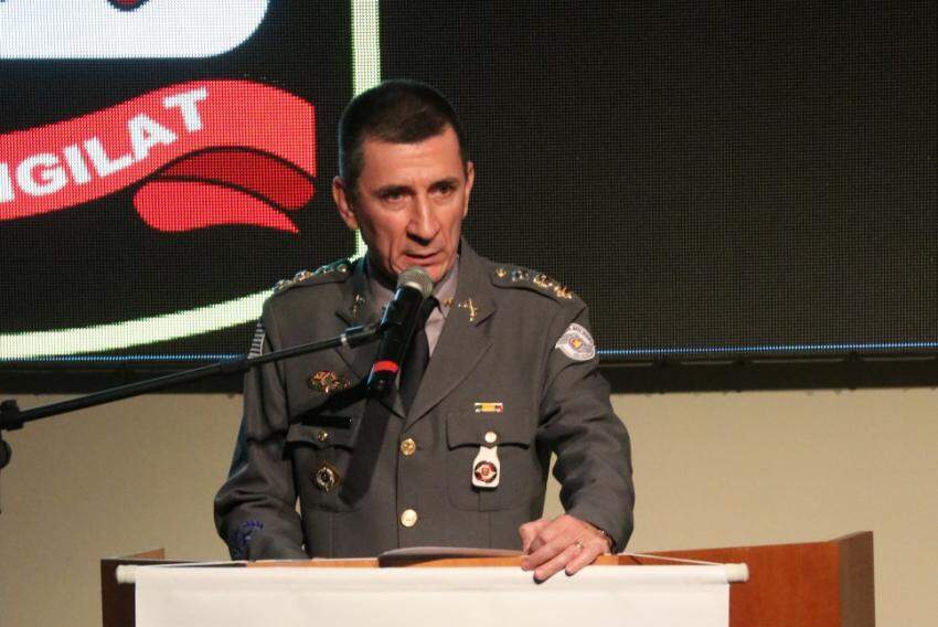 Tenente-coronel PM Paulo Cesar Valentim, comandante do 4.º BPM-I, fez agradecimentos