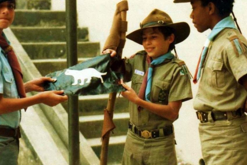 Marco Aurélio era escoteiro desde criança