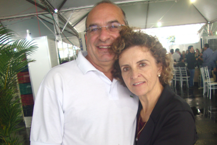 Waldyr Medezani e esposa Leila
