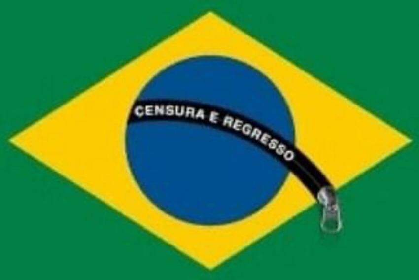 A coleção tem diversas representações da bandeira do Brasil