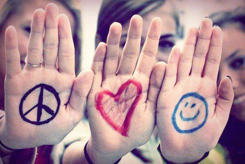 Sem gentileza, é mais difícil conseguir paz, amor e alegria!