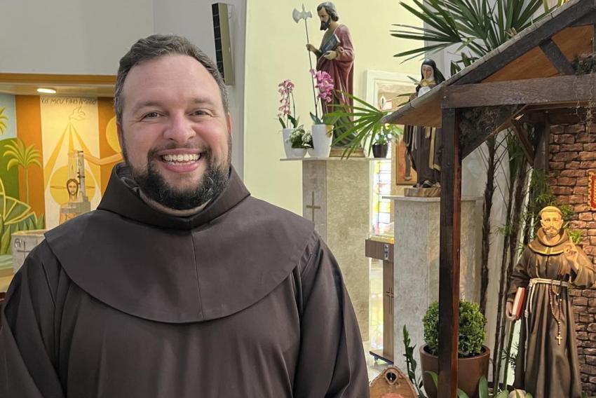 Frei Luís Fernando está à frente das comemorações no mês de outubro na Paróquia São Judas Tadeu
