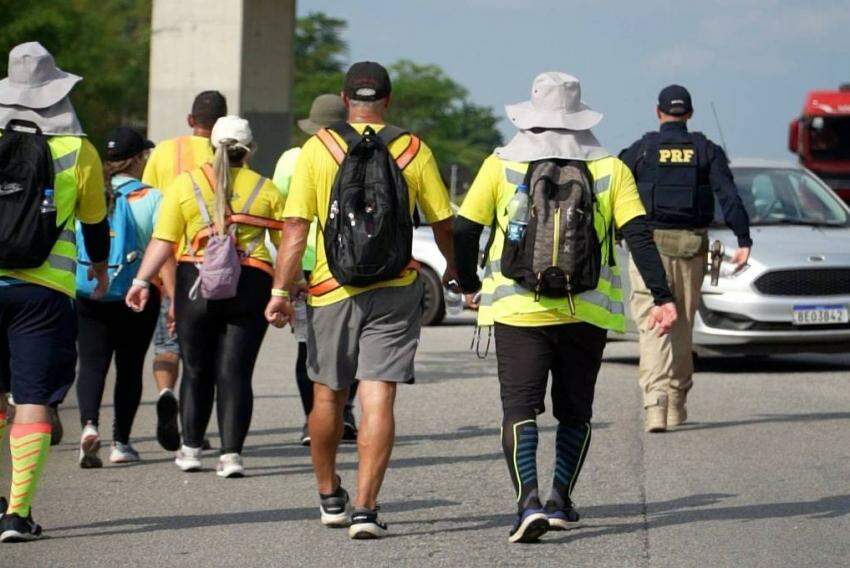 Conforme a PRF, até o inicio da tarde desta quarta-feira (10), mais de 10 mil romeiros passaram pelo sistema de contagem instalado no pedágio de Moreira César