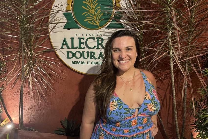 Francana que arrasa na gastronomia baiana: Joyce Zanetti, diretora do restaurante Alecrim Dourado, em Arraial D’Ajuda