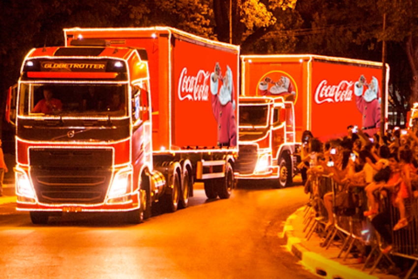 N o perca Veja por onde passa a caravana Coca Cola na semana que