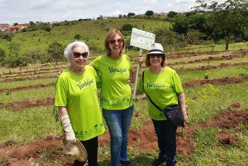 Elaise de Mello, Olga Almeida e Maria Lídia Borges Machado são força ativa do Verdejar do Grupo Mulheres do Brasil 