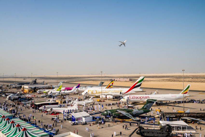 Dubai Airshow, nos Emirados Árabes Unidos, é uma das maiores e mais importantes feiras do mundo