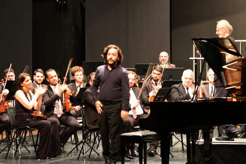 Lucas Thomazinho foi o solista do concerto da OSP