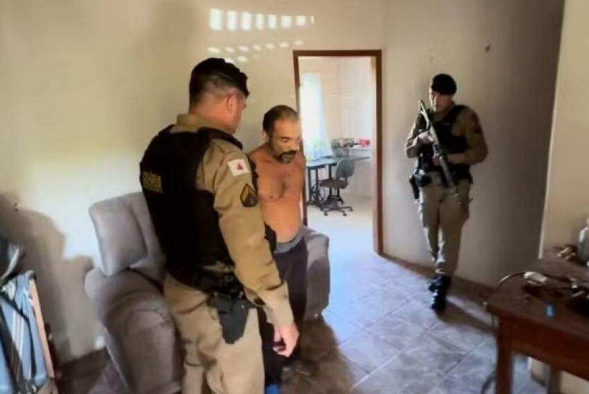 Umberto foi preso por policiais em Minas Gerais