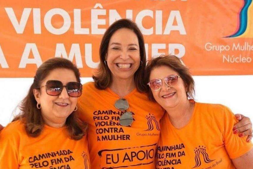 Coordenadoras do Grupo Mulheres do Brasil Franca, Dora Bittar, Eliane Querino e Janisse Mahalem convidam para a Caminhada de Combate à Violência contra Mulheres