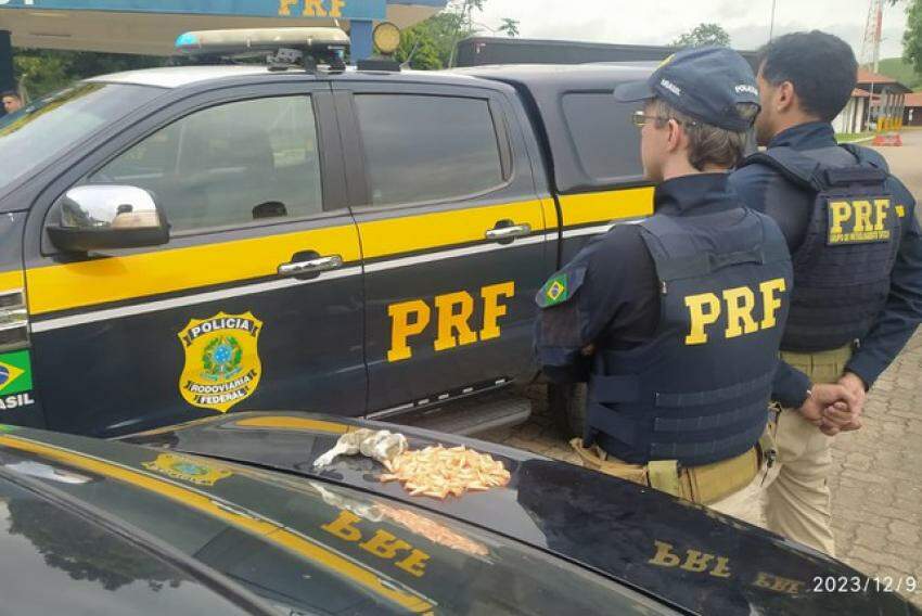 Droga apreendida na Via Dutra