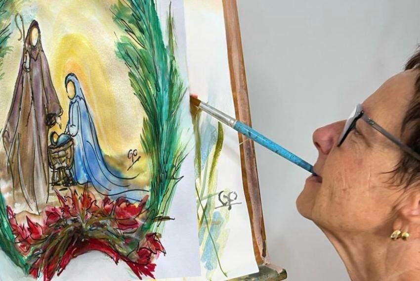 Goret Chagas lança dia 12 de novembro a exposição “Arte além das mãos”, as 15h, na Pinacoteca “Miguel Ângelo Pucci” (rua Oscar Brasilino dos Santos, 153)