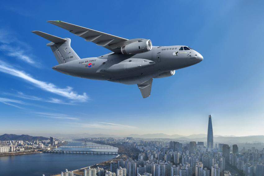 Aeronave C-390 Millennium foi selecionada pela Força Aérea da República da Coreia