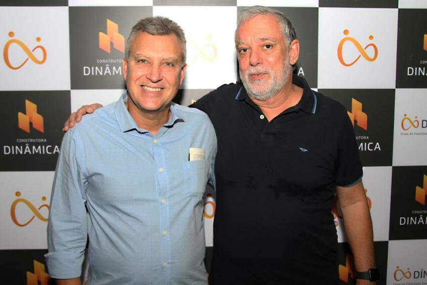 James Santesso (à esquerda) e Ricardo Aragão (à direita), proprietários da construtora  