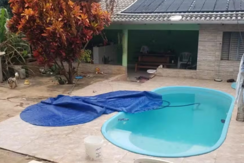 Bebê morre ao se afogar dentro de piscina de casa, em Anápolis