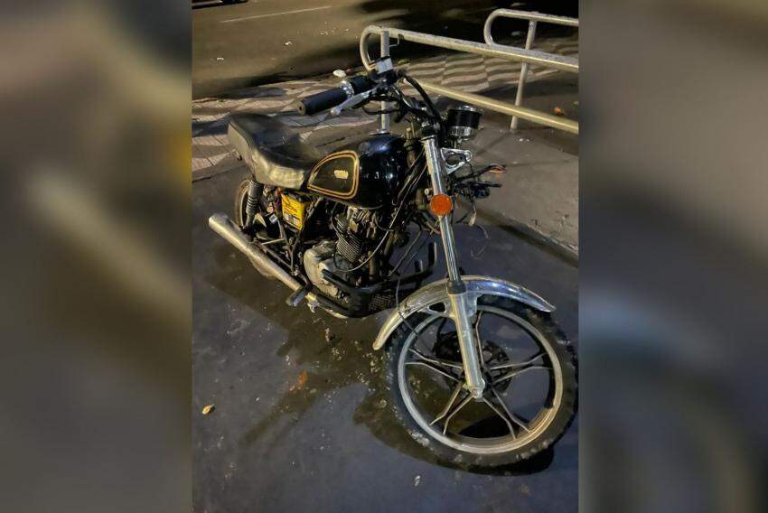 Motocicleta furtada foi restituída à vítima