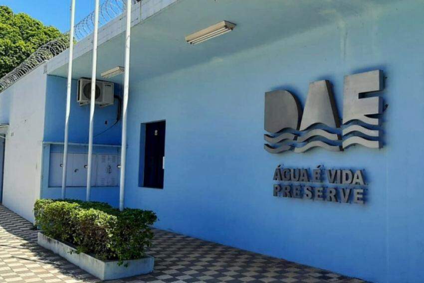 Sede do Departamento de Água e Esgoto (DAE) de Bauru, na rua Antônio Alves, nos Altos