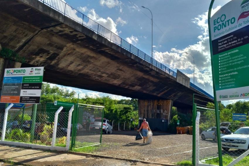 Ecoponto da Sorocabana, na Vila Souto; espaços passarão a ser gerenciados por cooperativas