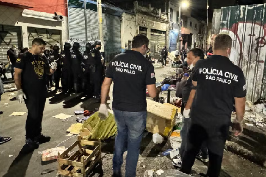Apesar do aumento das internações, a contagem diária de pessoas na cena aberta de uso não mudou desde abril do ano passado