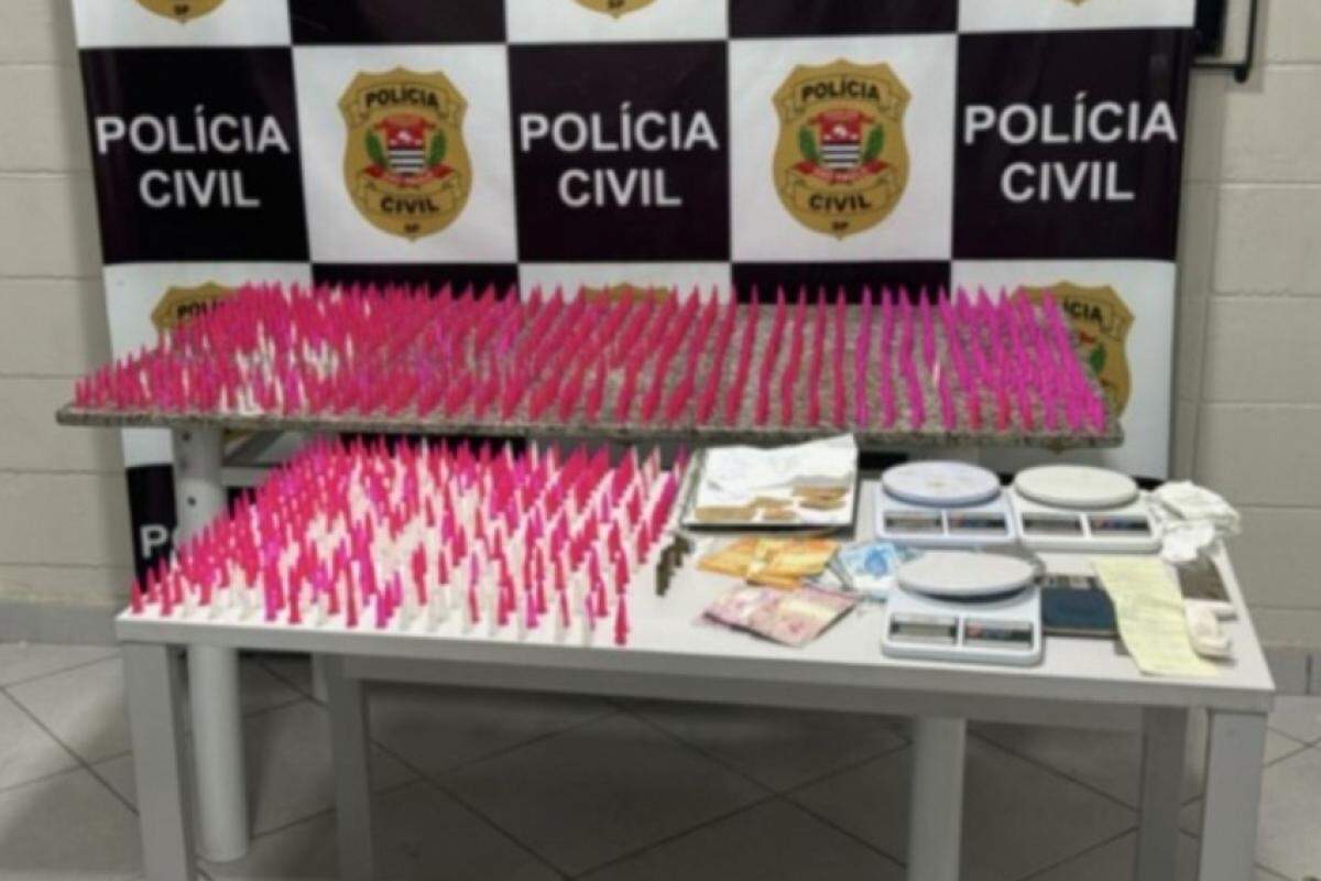 Drogas foram apreendidas pela Polícia Civil 